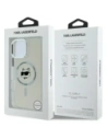 Wholesale Karl Lagerfeld KLHMP16LHLSCHH Apple iPhone 16 Pro hardcase IML Metal Choupette Head MagSafe white - KLD21753 - {ean13} - Hurt