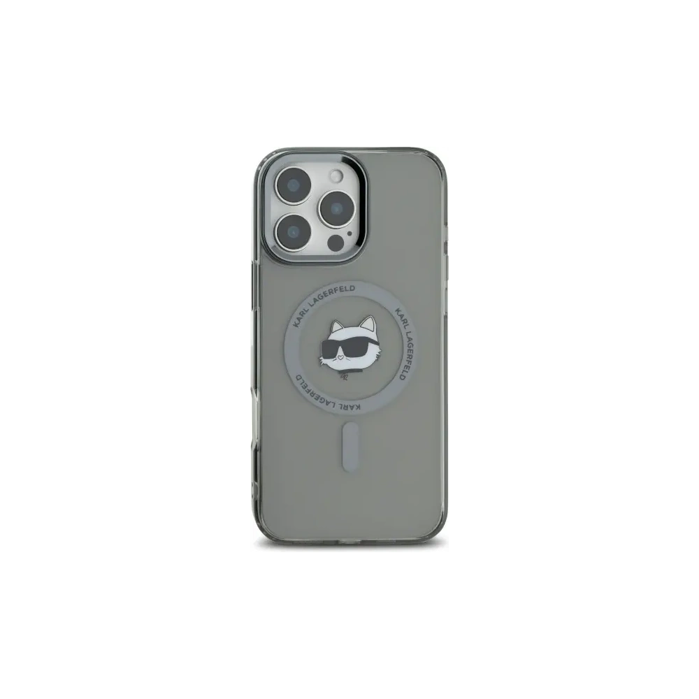Hurtownia GSM - Etui Karl Lagerfeld KLHMP16LHLSCHK Apple iPhone 16 Pro hardcase IML Metal Choupette Head MagSafe czarny/black - KLD21754 - {ean13} - Hurt