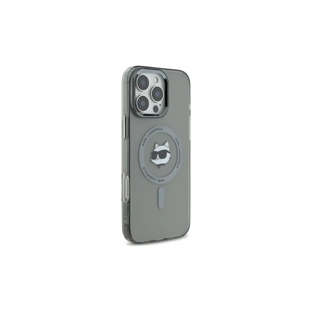 Hurtownia GSM - Etui Karl Lagerfeld KLHMP16LHLSCHK Apple iPhone 16 Pro hardcase IML Metal Choupette Head MagSafe czarny/black - KLD21754 - {ean13} - Hurt