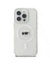 Hurtownia GSM - Etui Karl Lagerfeld KLHMP16LHLSKIH Apple iPhone 16 Pro hardcase IML Metal Karl Head MagSafe bílý/white - KLD21755 - {ean13} - Hurt