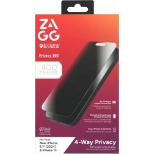 Wholesale ZAGG InvisibleShield Glass Elite Privacy 360 Apple iPhone 15 / 16 - ZAG154 - {ean13} - Hurt