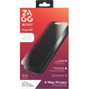 Hurtownia GSM - Sklo privatizující ZAGG InvisibleShield Glass Elite Privacy 360 Apple iPhone 16 Pro Max - ZAG156 - {ean13} - Hurt