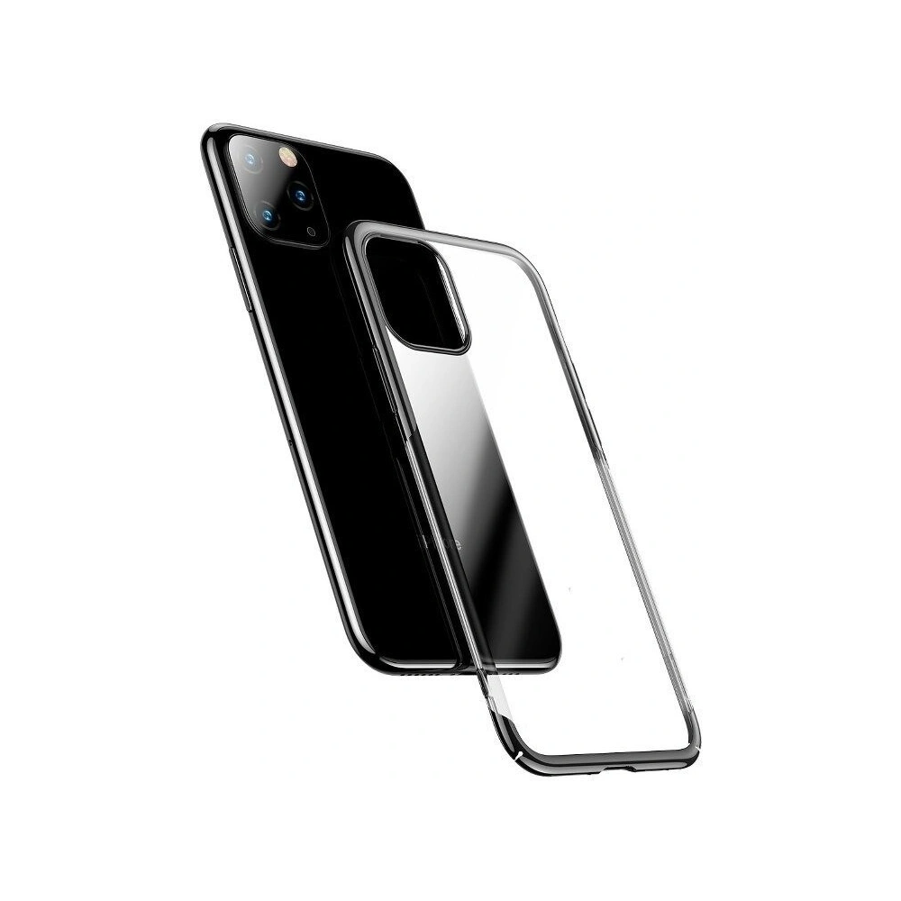 Hurtownia GSM - Przezroczyste etui ochronne Baseus Glitter Case do iPhone 11 Pro 5,8 (czarne) - BSU1228BLK - {ean13} - Hurt