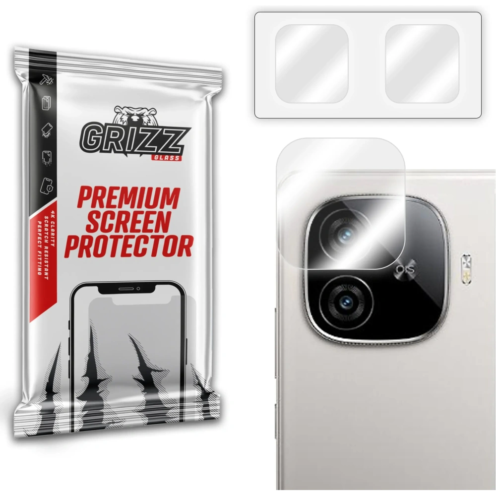 Hurtownia GSM - GrizzGlass HybridGlass Kamera Vivo iQOO Z9 Turbo Plus - GRZ11748 - {ean13} - Hurt
