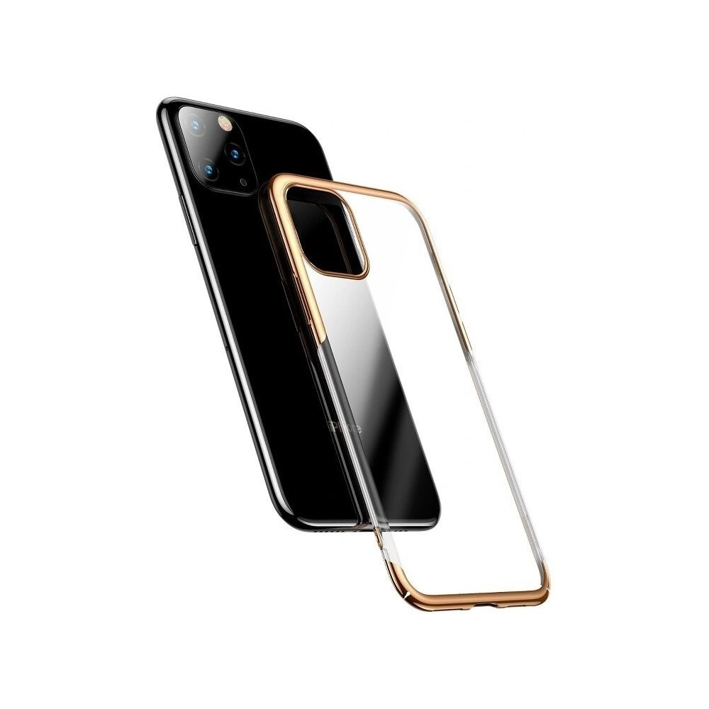 Hurtownia GSM - Przezroczyste etui ochronne Baseus Glitter Case do iPhone 11 Pro 5,8 (złote) - BSU1232GLD - {ean13} - Hurt