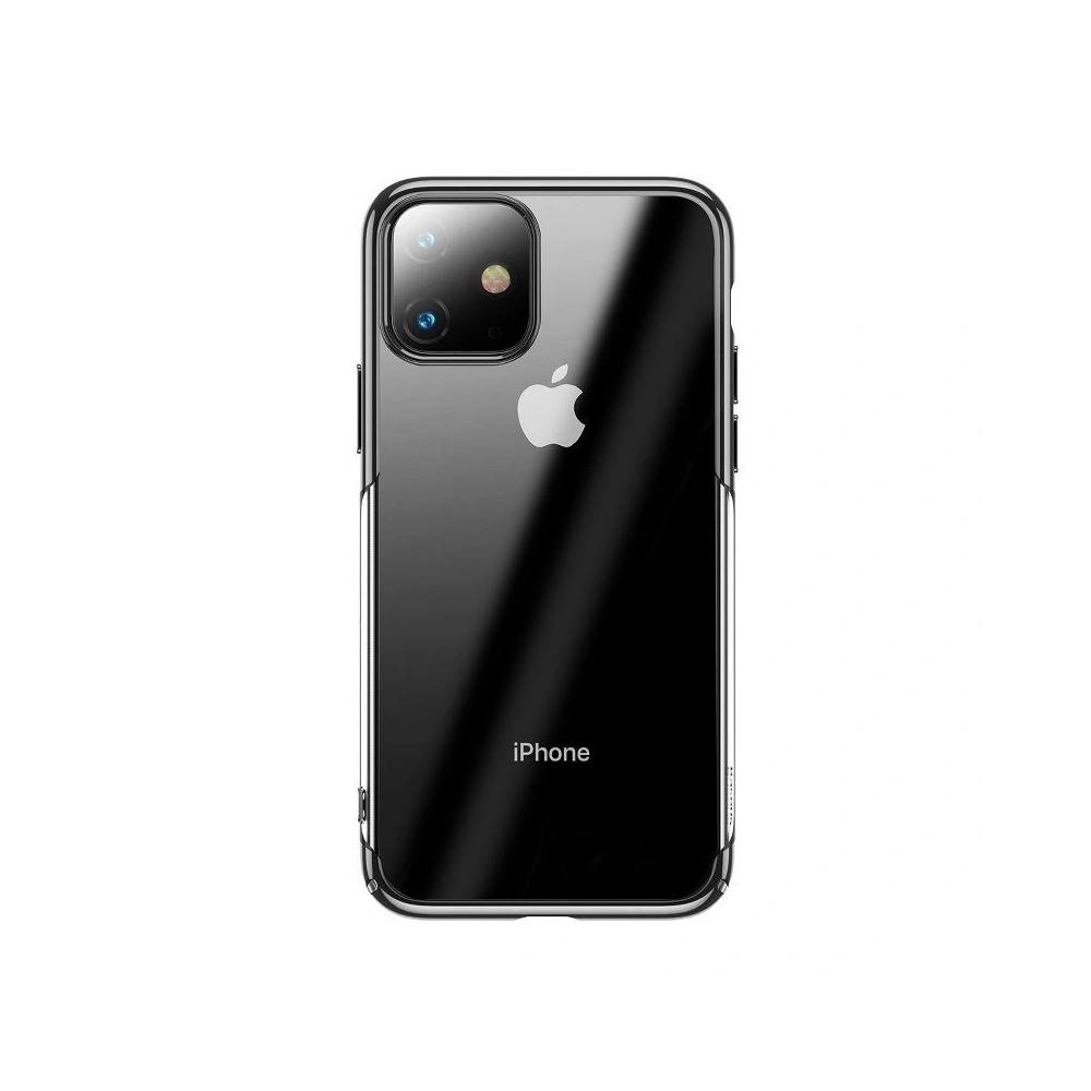 Hurtownia GSM - Przezroczyste etui ochronne Baseus Glitter Case do iPhone 11 6,1 (czarne) - BSU1233BLK - {ean13} - Hurt
