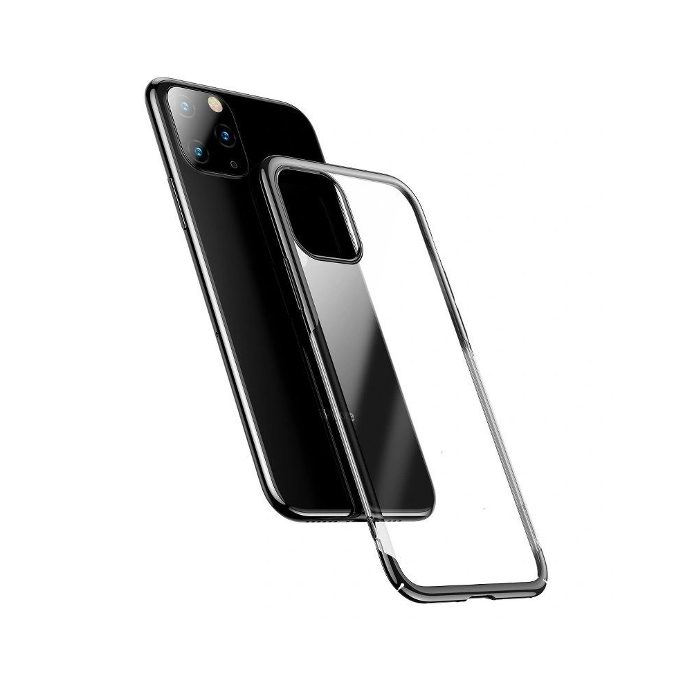 Hurtownia GSM - Przezroczyste etui ochronne Baseus Glitter Case do iPhone 11 6,1 (czarne) - BSU1233BLK - {ean13} - Hurt