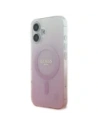 Wholesale Guess GUHMP16SHGRCELP Apple iPhone 16 hardcase IML Glitter Gradient MagSafe pink - GUE3655 - {ean13} - Hurt
