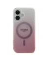 Wholesale Guess GUHMP16SHGRCELP Apple iPhone 16 hardcase IML Glitter Gradient MagSafe pink - GUE3655 - {ean13} - Hurt