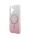 Wholesale Guess GUHMP16SHGRCELP Apple iPhone 16 hardcase IML Glitter Gradient MagSafe pink - GUE3655 - {ean13} - Hurt