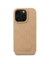 Hurtownia GSM - Karl Lagerfeld KLHMP16LPKHPORPE Apple iPhone 16 Pro husă din piele Monogram Logo metalic MagSafe bej - KLD21758 - {ean13} - Hurt