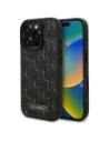 Hurtownia GSM - Etui Karl Lagerfeld KLHMP16LPKHPORPK Apple iPhone 16 Pro hardcase kožené Monogram Metal Logo MagSafe černé/black - KLD21759 - {ean13} - Hurt