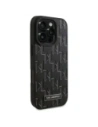 Hurtownia GSM - Karl Lagerfeld KLHMP16LPKHPORPK Apple iPhone 16 Pro husă din piele Monogram cu logo metalic MagSafe neagră - KLD21759 - {ean13} - Hurt