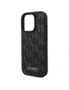 Hurtownia GSM - Karl Lagerfeld KLHMP16LPKHPORPK Apple iPhone 16 Pro husă din piele Monogram cu logo metalic MagSafe neagră - KLD21759 - {ean13} - Hurt