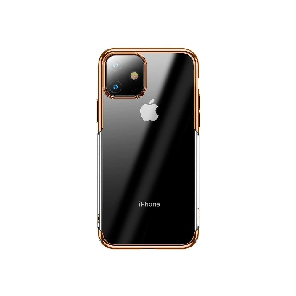 Hurtownia GSM - Przezroczyste etui ochronne Baseus Glitter Case do iPhone 11 6,1 (złote) - BSU1237GLD - {ean13} - Hurt