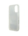 Wholesale Guess GUHMP16SLFMWTE Apple iPhone 16 hardcase Liquid Glitter Flower MagSafe beige - GUE3657 - {ean13} - Hurt