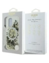 Wholesale Guess GUHMP16SLFMWTE Apple iPhone 16 hardcase Liquid Glitter Flower MagSafe beige - GUE3657 - {ean13} - Hurt