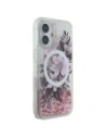 Wholesale Guess GUHMP16SLFMWTP Apple iPhone 16 hardcase Liquid Glitter Flower MagSafe pink - GUE3658 - {ean13} - Hurt