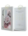 Wholesale Guess GUHMP16SLFMWTP Apple iPhone 16 hardcase Liquid Glitter Flower MagSafe pink - GUE3658 - {ean13} - Hurt