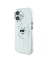 Hurtownia GSM - Karl Lagerfeld KLHMP16MHLSCHH Apple iPhone 16 Plus hardcase IML Metal Choupette Head MagSafe alb - KLD21762 - {ean13} - Hurt