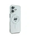 Hurtownia GSM - Karl Lagerfeld KLHMP16MHLSCHH Apple iPhone 16 Plus hardcase IML Metal Choupette Head MagSafe alb - KLD21762 - {ean13} - Hurt
