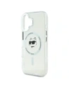 Hurtownia GSM - Karl Lagerfeld KLHMP16MHLSCHH Apple iPhone 16 Plus hardcase IML Metal Choupette Head MagSafe alb - KLD21762 - {ean13} - Hurt