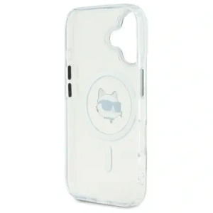 Hurtownia GSM - Karl Lagerfeld KLHMP16MHLSCHH Apple iPhone 16 Plus keménytok IML Metal Choupette Head MagSafe fehér - KLD21762 - {ean13} - Hurt