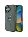 Karl Lagerfeld KLHMP16MHLSCHK Apple iPhone 16 Plus hardcase IML Metal Choupette Head MagSafe negru