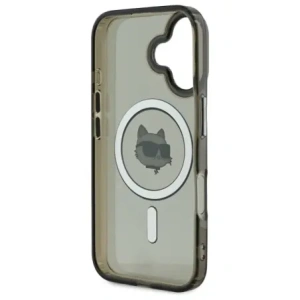 Wholesale Karl Lagerfeld KLHMP16MHLSCHK Apple iPhone 16 Plus hardcase IML Metal Choupette Head MagSafe black - KLD21763 - {ean13} - Hurt