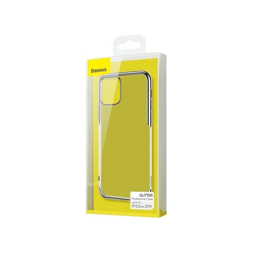 Hurtownia GSM - Durchsichtiges Schutzhülle Baseus Glitter Case für iPhone 11 Pro Max 6,5 (silber) - BSU1239SLV - {ean13} - Hurt