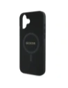 Hurtownia GSM - Guess GUHMP16SPSAHMCK Apple iPhone 16 carcasă dură Saffiano Classic Logo MagSafe neagră - GUE3663 - {ean13} - Hurt