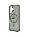 Hurtownia GSM - Etui Karl Lagerfeld KLHMP16SHLSCHK Apple iPhone 16 hardcase IML Metal Choupette Head MagSafe czarny/black - KLD21766 - {ean13} - Hurt