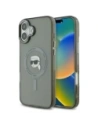 Etui Karl Lagerfeld KLHMP16SHLSKIK Apple iPhone 16 hardcase IML Metal Karl Head MagSafe czarny/black