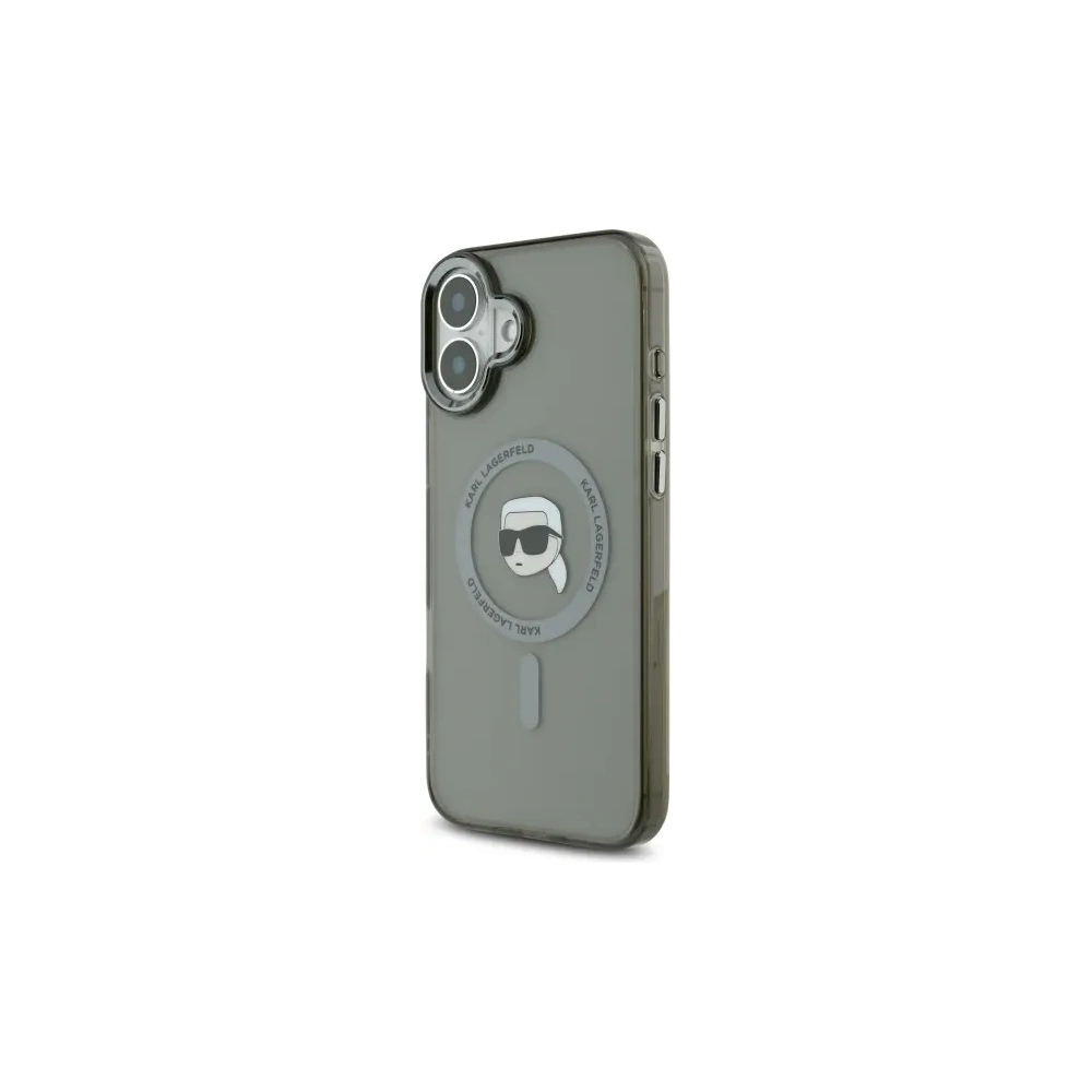 Hurtownia GSM - Etui Karl Lagerfeld KLHMP16SHLSKIK Apple iPhone 16 hardcase IML Metal Karl Head MagSafe czarny/black - KLD21767 - {ean13} - Hurt