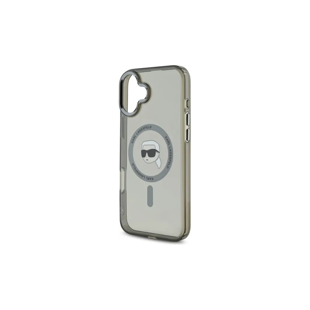Hurtownia GSM - Etui Karl Lagerfeld KLHMP16SHLSKIK Apple iPhone 16 hardcase IML Metal Karl Head MagSafe czarny/black - KLD21767 - {ean13} - Hurt