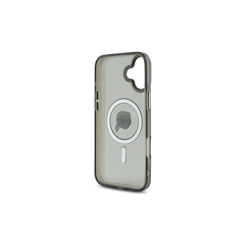 Hurtownia GSM - Etui Karl Lagerfeld KLHMP16SHLSKIK Apple iPhone 16 hardcase IML Metal Karl Head MagSafe czarny/black - KLD21767 - {ean13} - Hurt
