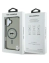Hurtownia GSM - Karl Lagerfeld KLHMP16SHLSKIK Apple iPhone 16 kemény tok IML Fém Karl Head MagSafe fekete - KLD21767 - {ean13} - Hurt