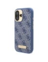 Hurtownia GSM - Etui Guess GUHMP16SU4GPRB Apple iPhone 16 hardcase 4G Logo Plate MagSafe niebieski/blue - GUE3664 - {ean13} - Hurt