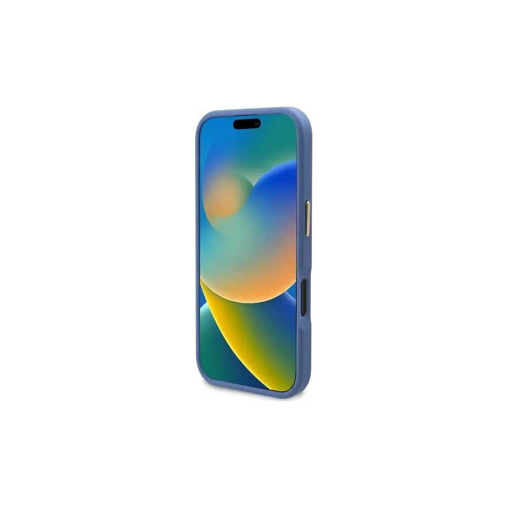 Hurtownia GSM - Guess GUHMP16SU4GPRB Apple iPhone 16 husă tare 4G Logo Plate MagSafe albastru - GUE3664 - {ean13} - Hurt