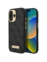 Etui Guess GUHMP16SU4GPRK Apple iPhone 16 hardcase 4G Logo Plate MagSafe czarny/black