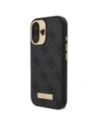 Hurtownia GSM - Etui Guess GUHMP16SU4GPRK Apple iPhone 16 hardcase 4G Logo Plate MagSafe czarny/black - GUE3665 - {ean13} - Hurt