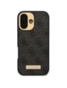 Hurtownia GSM - Etui Guess GUHMP16SU4GPRK Apple iPhone 16 hardcase 4G Logo Plate MagSafe czarny/black - GUE3665 - {ean13} - Hurt