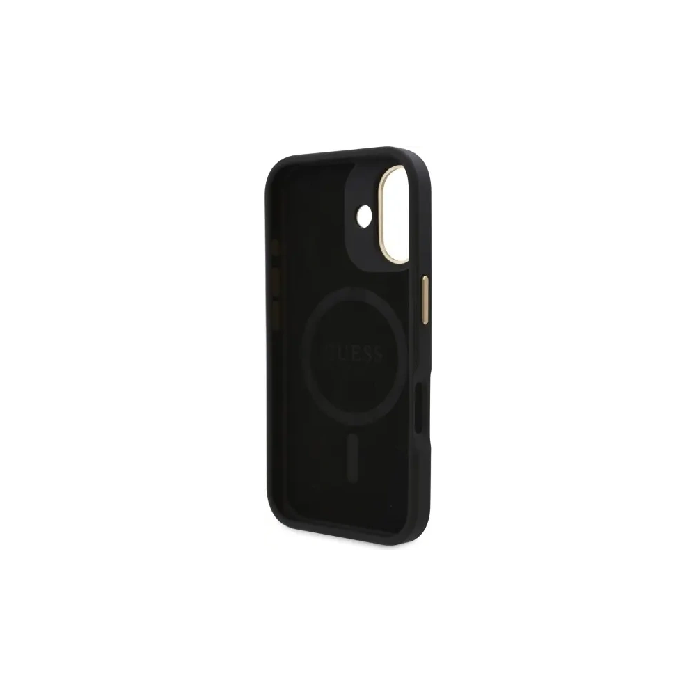 Hurtownia GSM - Guess GUHMP16SU4GPRK Apple iPhone 16 Hardcase 4G Logo-Platte MagSafe schwarz - GUE3665 - {ean13} - Hurt