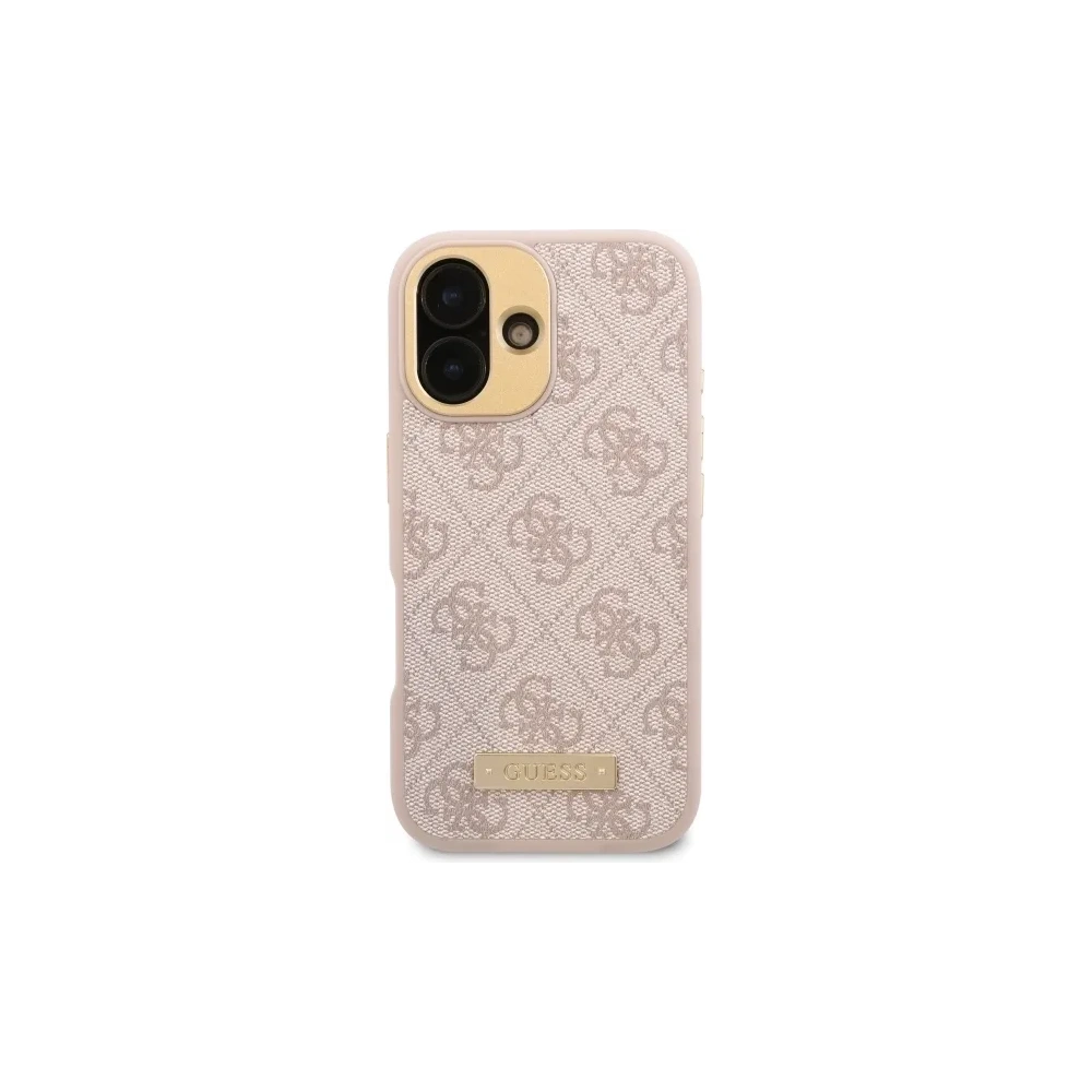 Hurtownia GSM - Guess GUHMP16SU4GPRP Apple iPhone 16 Hardcase 4G Logo-Platte MagSafe pink - GUE3666 - {ean13} - Hurt