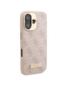 Hurtownia GSM - Etui Guess GUHMP16SU4GPRP Apple iPhone 16 hardcase 4G Logo Plate MagSafe różowy/pink - GUE3666 - {ean13} - Hurt