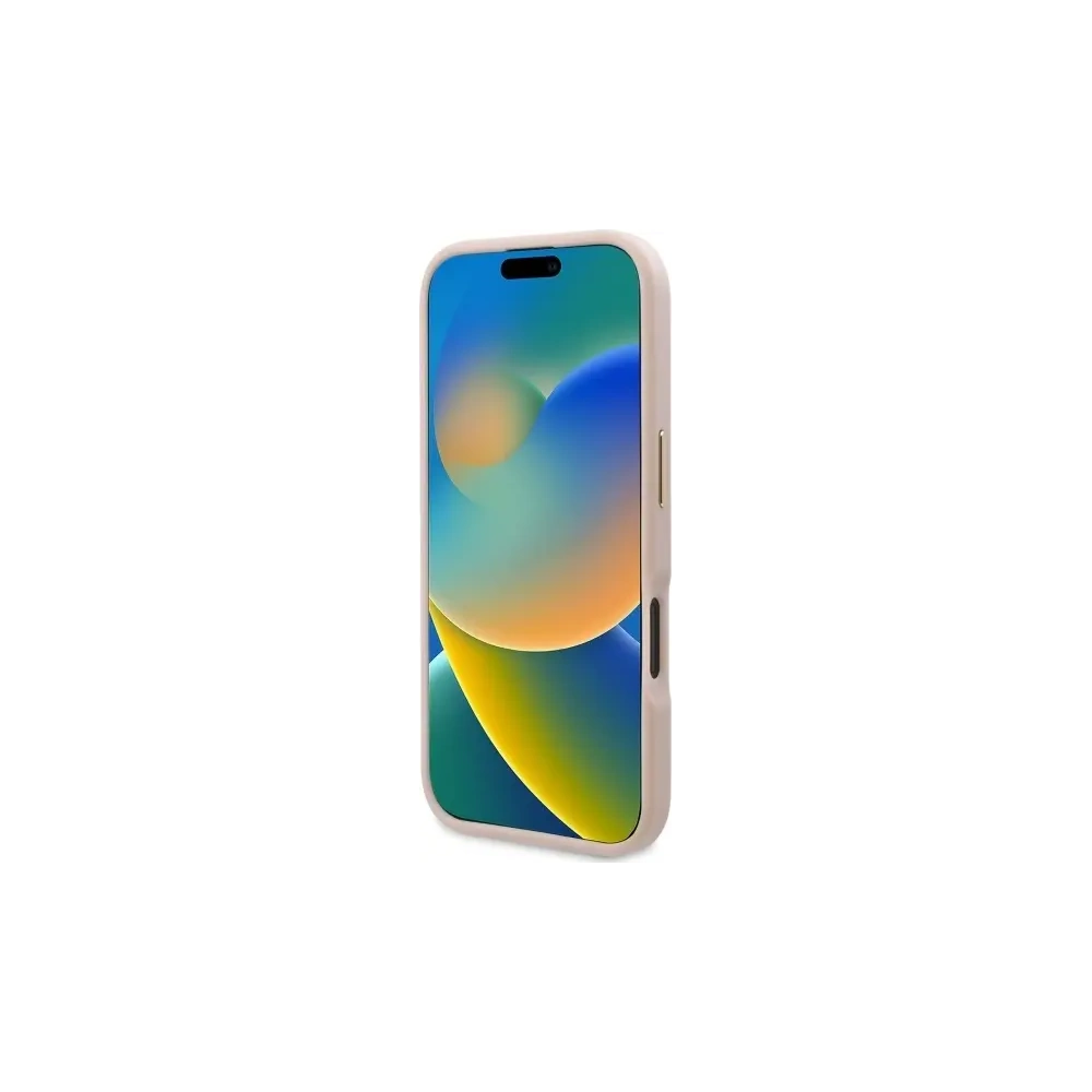 Hurtownia GSM - Guess GUHMP16SU4GPRP Apple iPhone 16 kemény tok 4G Logólemez MagSafe rózsaszín - GUE3666 - {ean13} - Hurt