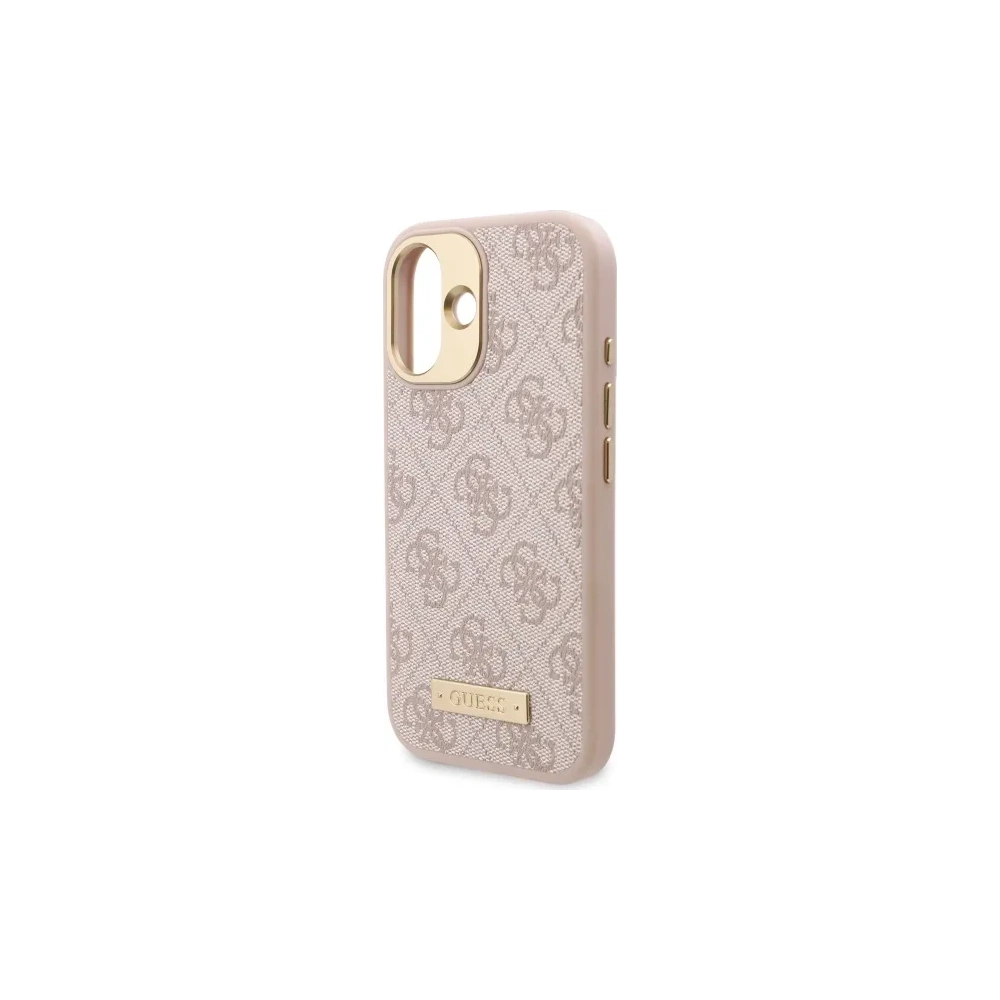 Hurtownia GSM - Guess GUHMP16SU4GPRP Apple iPhone 16 Hardcase 4G Logo-Platte MagSafe pink - GUE3666 - {ean13} - Hurt