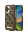 Hurtownia GSM - Etui Guess GUHMP16SU4GPRW Apple iPhone 16 hardcase 4G Logo Plate MagSafe brązowy/brown - GUE3667 - {ean13} - Hurt