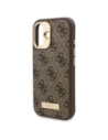 Hurtownia GSM - Etui Guess GUHMP16SU4GPRW Apple iPhone 16 hardcase 4G Logo Plate MagSafe brązowy/brown - GUE3667 - {ean13} - Hurt