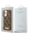 Hurtownia GSM - Etui Guess GUHMP16SU4GPRW Apple iPhone 16 hardcase 4G Logo Plate MagSafe brązowy/brown - GUE3667 - {ean13} - Hurt